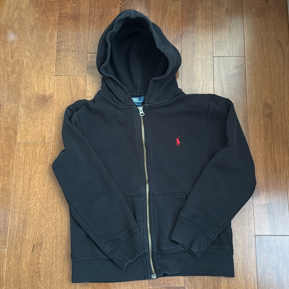 Lauren Ralph Polo black sweatshirt boy S